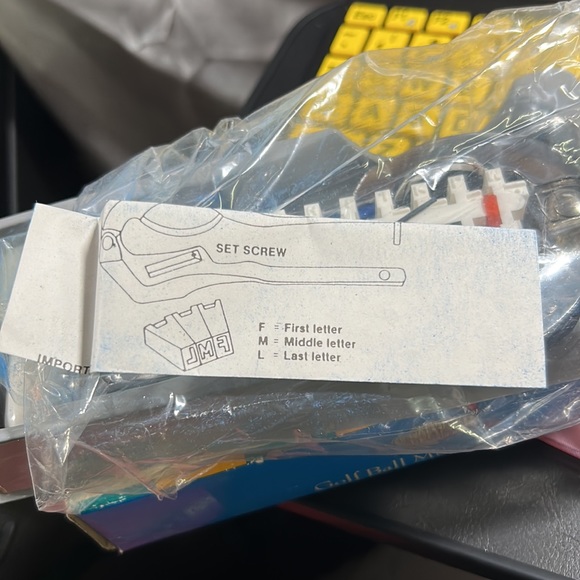 NIB Vintage Masters Choice Golf Ball Monogrammer ~ Imprints. OPENED FOR PHOTOS - Picture 4 of 4